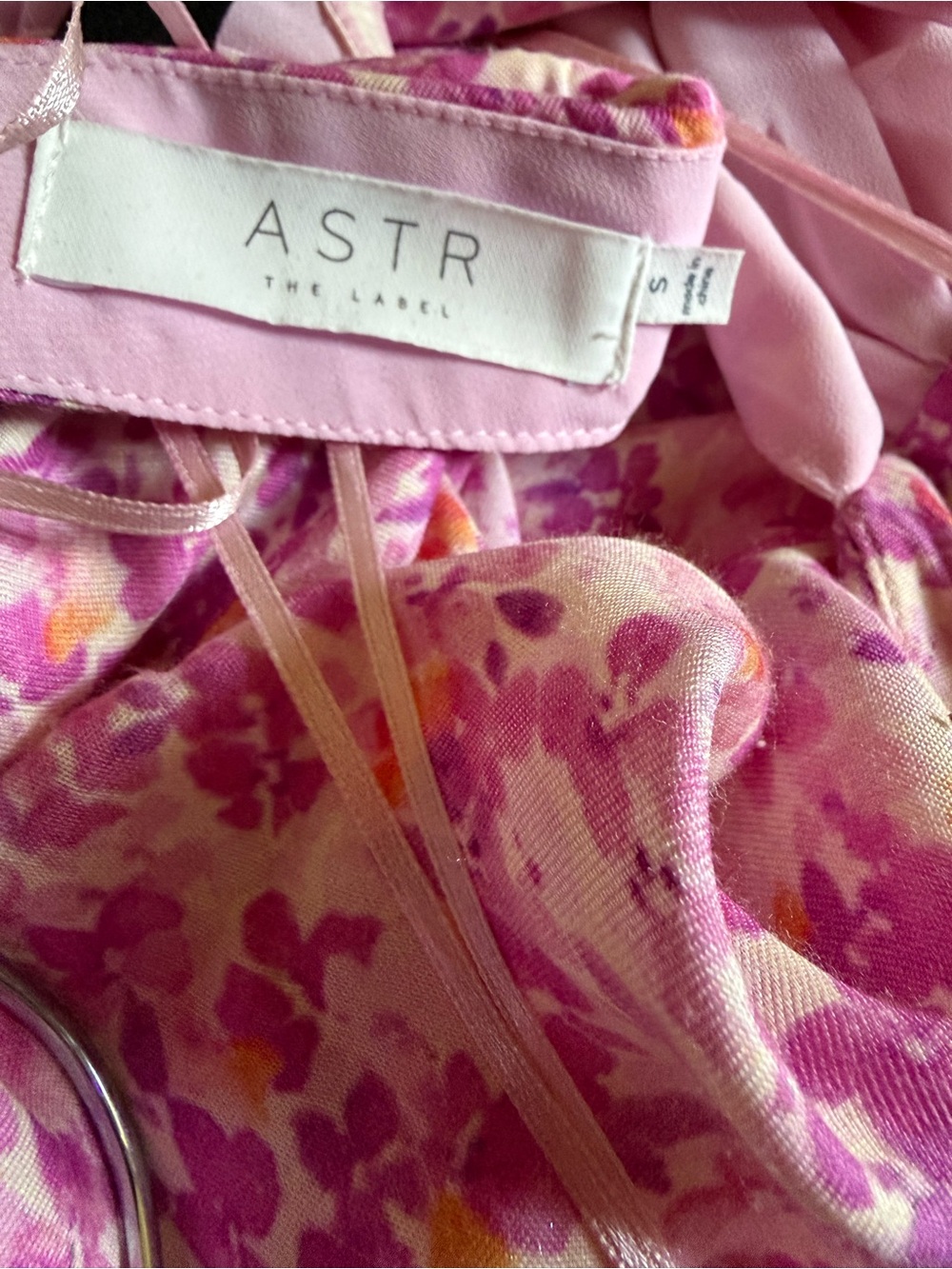 Astr the Label Ambretta Floral Halter Midi Dress Sz S - Picture 5 of 9
